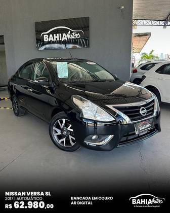 NISSAN VERSA 1.6 16V FLEX SL 4P XTRONIC NISSAN VERSA 1.6 16V FLEX SL 4P XTRONIC
